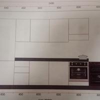 Cucina completa di elettrodomestici