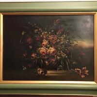 QUADRO NATURA MORTA  A OLIO FINE 700