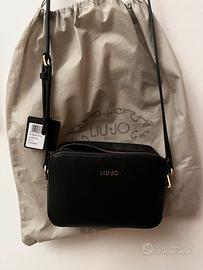 Borsa Liu-Jo crossbody nera con cartellino
