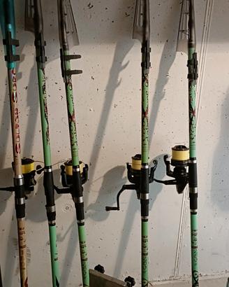 canne pesca a fondo Milo con mulinello 