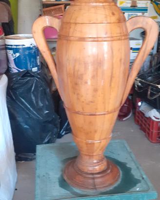 vaso in legno vintage 