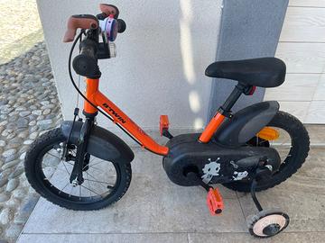 Bicicletta bambino ruota 14” con rotelle