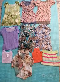 10 bluse multicolor