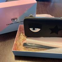 Borsetta in pelle nera Ferragni