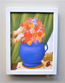 Quadro Natura morta di F. Botero con cornice