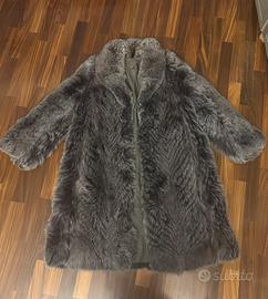 Pelliccia bruno noviello volpe grigia