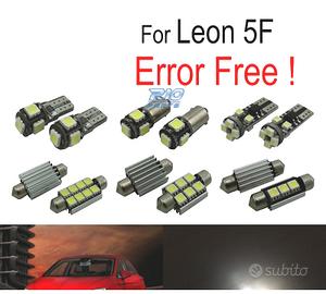 KIT LAMPADE LED INTERNE PER SEAT LEON MK3 5F 5F1 5