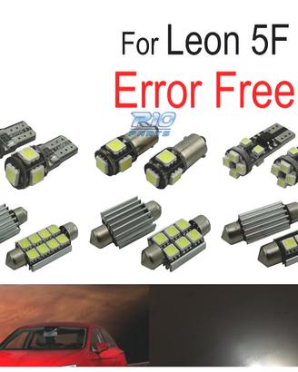 KIT LAMPADE LED INTERNE PER SEAT LEON MK3 5F 5F1 5