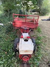 Trattorino/motocoltivatore con cassone