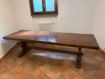 Tavolo in legno da taverna 300x100 cm