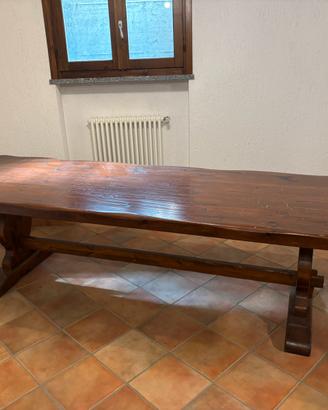 Tavolo in legno da taverna 300x100 cm