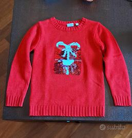 Maglioncino bambina  6-7 anni  - cm. 122