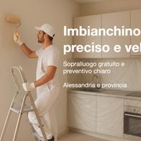 Imbianchino preciso e veloce ad Alessandria