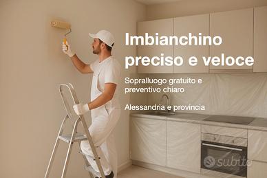 Imbianchino preciso e veloce ad Alessandria