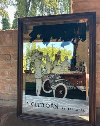 Specchio vintage grande Citroen
