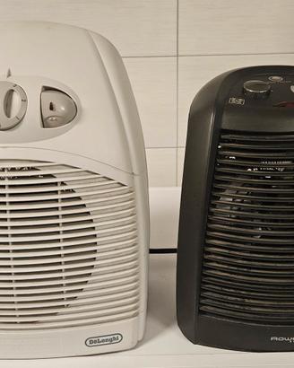 N.2 Termoventilatori da bagno Delonghi e Rowenta