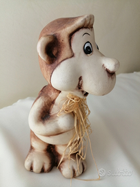 Orsetto in terracotta arredo camerette bambini