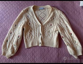 Maglione uncinetto Zara taglia small 