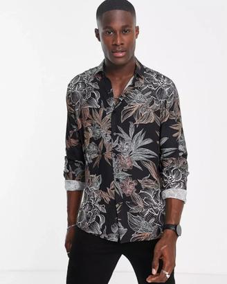 Topman - camicia elegante a fiori