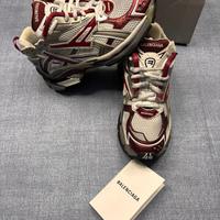 Balenciaga Runner Argento/Borgogna