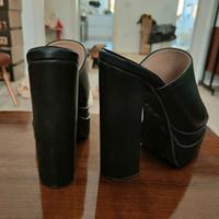 Sandali donna con tacco e zeppa