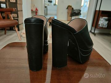 Sandali donna con tacco e zeppa