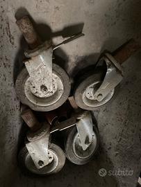 Quattro ruote da ponteggio