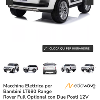 Macchina elettrica bambini