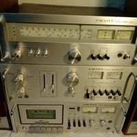 Amplificatore/giradischi/casse HI-FI SCOTT