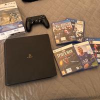 PlayStation 4 1000gb +giochi e 2 joystic