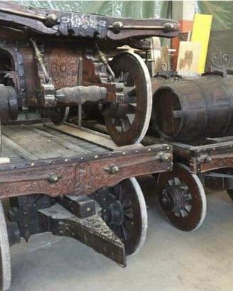 Vecchi rimorchi vintage