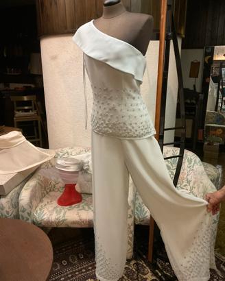 Abito completo pantaloni tg 46 donna