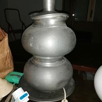 Lampada in peltro anni 60 70 80 vintage modernaria