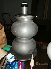 Lampada in peltro anni 60 70 80 vintage modernaria