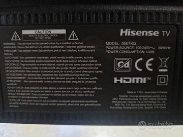 Ricambi smart tv hisense 55E7KQ