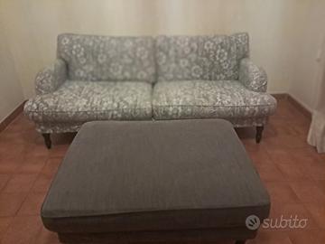 divano completamente sfoderabile piu pouffe