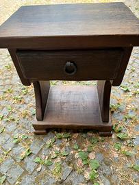 COMODINO vintage anni '60/'70 in legno massiccio