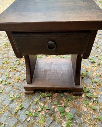 COMODINO vintage anni '60/'70 in legno massiccio