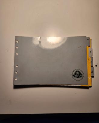 libretto manuale  uso manutenzione Lotus Esprit V8