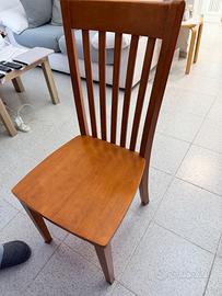 4 sedie in ciliegio