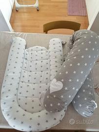 Riduttore/baby nest e cuscino allattamento xxl