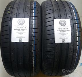 2 GOMME 245 50 18 HANKOOK A74142