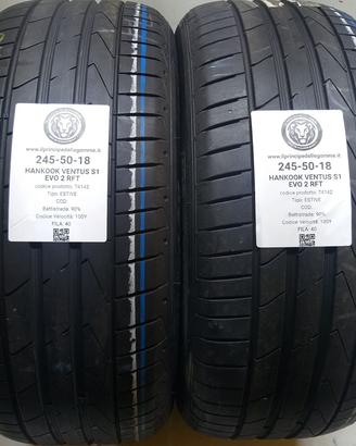 2 GOMME 245 50 18 HANKOOK A74142