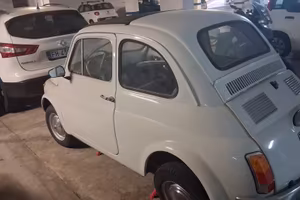 FIAT 500 D’EPOCA – TARGA NERA ROMA 1968