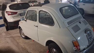 FIAT 500 D’EPOCA – TARGA NERA ROMA 1968