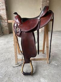 Sella Western Double C Saddlery Custom 16” -