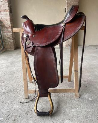 Sella Western Double C Saddlery Custom 16” -