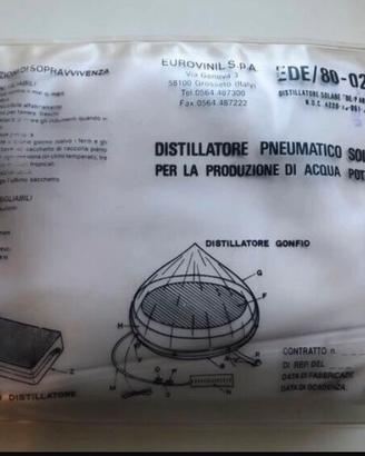 Distillatore solare Eurovinil