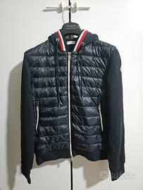 Moncler giubbino Cardigan Ibrido con Cappuccio