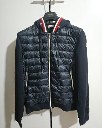 Moncler giubbino Cardigan Ibrido con Cappuccio